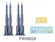 [사전 예약] FW48024 1/48 GBU-12 PAVEWAY I THERMALLY PROTECTED (4PCS)