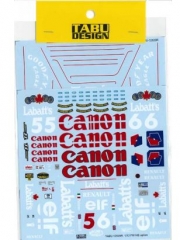 [사전 예약-재생산] TABU12029R 1/12 FW14B Full Sponsor  for TAMIYA TABU DESIGN【Decal】