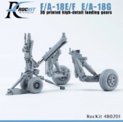 [사전 예약] 480201H 1/48 E/A-18 E/F landing gear with wheels（for Hasegawa)