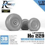 [사전 예약] 320103 1/32 Ho 229 （for Takom ）weighted wheels