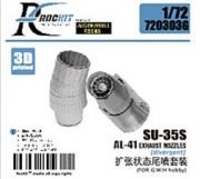[사전 예약] 720303G 1/72 SU-35S AL-41 Exhaust Nozzles (open) for GWH hobby