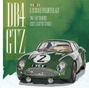 [사전 예약-수량이 매우 적습니다] K854 1/12 Aston Martin DB4 GTZ LeMans 1961 Essex Racing Stable #2 Jack Fairman / Bernard Consten #3 Lex Davison / Bib Stillwell