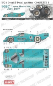 [사전 예약] ST27-CP24024 1/24 962C Leyton House #16 JSPC 1987 set for HASEGAWA
