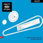[사전 예약] MC57 1/12 Tamiya Honda NR Detail-up Chain and Sprockets set