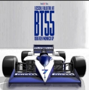 [사전 예약-수량이 매우 적습니다] K855 1/12 Brabham BMW BT55 1986 Rd.4 Monaco GP #7 Riccardo Patrese / #8 Elio de Angelis