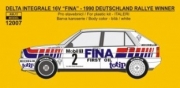 [사전 예약] REJ12007 1/12 Decal &ndash; Lancia Integrale 16V &bdquo;FINA&ldquo; - 1990 Deutschland rallye winner - Droogmans 1/12 for Italeri kit