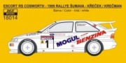 [사전 예약] REJ18014 1/18 Decal &ndash; Escort RS Cosworth - Rallye &Scaron;umava / Bohemia 1999 - Křeček / Krečman 1/18