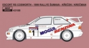 [사전 예약] REJ43108 1/43 Decal &ndash; Escort RS Cosworth - Rallye &Scaron;umava 1999 - Křeček / Krečman 1/43