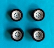 [사전 예약] REJSP928 1/24 Wheels + tires &ndash; Gotti / 4 pcs / for R5 Turbo 1/24 for Tamiya kit