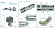 [사전 예약] QD72076 1/72 F/A-18A/C early 3D-Printed & coloured Interior on decal paper (Academy)