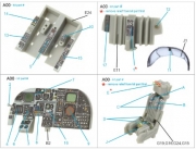 [사전 예약] QD72144 1/72 A-6E TRAM Intruder 3D-Printed & coloured Interior on decal paper (Trumpeter)