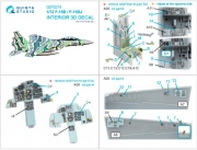 [사전 예약] QD72215 1/72 F-15D/F-15DJ Eagle 3D-Printed & coloured Interior on decal paper (Fine Molds)