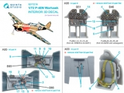 [사전 예약] QD72216 1/72 P-40N Warhawk 3D-Printed & coloured Interior on decal paper (Special Hobby)