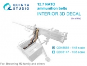 [사전 예약] QD48588 1/48 NATO 12.7 ammunition belts (All Kits)