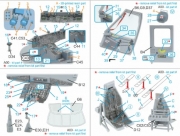 [사전 예약] QDS-48590 1/48 MH-60L Blackhawk 3D-Printed & coloured Interior on decal paper (ICM) (Small version)