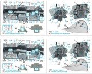 [사전 예약] QDS-48592 1/48 F-14A Tomcat 3D-Printed & coloured Interior on decal paper (GWH) (Small version)