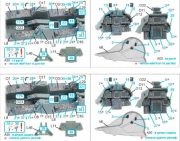 [사전 예약] QDS-48593 1/48 F-14D Super Tomcat 3D-Printed & coloured Interior on decal paper (GWH) (Small version)