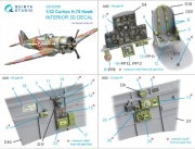 [사전 예약] QD32255 1/32 Curtiss H-75 Hawk 3D-Printed & coloured Interior on decal paper (Special Hobby)