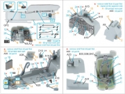 [사전 예약] QD+35153 1/35 AH-1W 3D-Printed & coloured Interior on decal paper (Trumpeter) (with 3D-printed resin parts)
