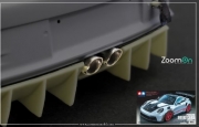[사전 예약] ZT072 1/24 Metal exhaust pipe (4mm) for Porsche 911 GT3 RS Tamiya