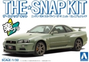 [사전 예약] AOS20047 1/32 Nissan R34 Skyline GT-R Nur (Millennium Jade)