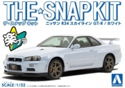 [사전 예약] AOS20045 1/32 Nissan R34 Skyline GT-R (white)