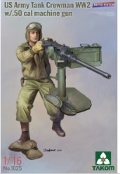[사전 예약] TKM1025 1/16 WWII US Army Tank Crewman w/.50 Cal Machine Gun