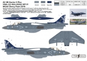 [사전 예약] FD48071 1/48 AV-8B Harrier II Plus VMA-223 BULLDOGS  WP 01  MCAS Cherry Point 2018