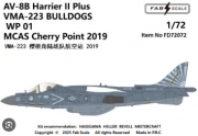 [사전 예약] FD48072 1/48 AV-8B Harrier II Plus VMA-223 BULLDOGS  WP 01  MCAS Cherry Point 2019