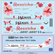 [사전 예약] 20-747-79 1/200 JALways Reso&rsquo;cha 747-300s