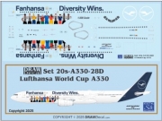 [사전 예약] 20-A330-28D 1/200 Lufthansa World Cup 2022 &ldquo;Diversity Wins&rdquo; A330-300