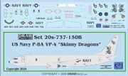 [사전 예약] 20-737-150B 1/200 US Navy VP-4 &ldquo;Skinny Dragons&rdquo; P-8As Poseidons