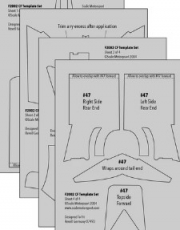 [사전 예약] SM7002 1/12 F2002  4 Sheet Carbon Fiber Template Set SKU #7002 for Revell