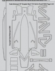 [사전 예약] SM7013 1/24 Ferrari F2003 CF Template Set SKU #7013 for Revell 07240