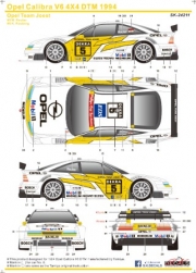 SK24211 1/24 Opel Calibra V6 4X4 DTM 1994 Opel Team Joest