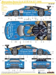 SK24139 1/24 Mercedes Benz CLK GTR FIA GT 1998 Team Persson Motorsport