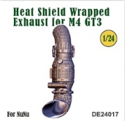 [사전 예약] DE24017 1/24 Heat Shield Wrapped Exhaust for M4 GT3 for Nunu