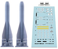 [사전 예약] FW48025 1/48 AGM-62 WALLEYE I MK 1(2PCS)