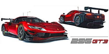 KBO8-21 1/24 Ferrari 296 GT3