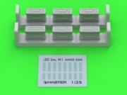 [사전 예약] GM-35-091 1/35 M1 ammunition cans for Browning M1919 (6 pcs) - CLOSED