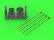 [사전 예약] GM-35-096 1/35 Width indicators for German vehicles (used on Sd.Kfz. 221, 222, 223, 231, 232, 233, 234, 247, 250, 251, 263) - set of 4pcs