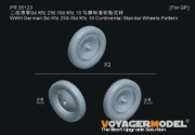 [사전 예약] PR35123 1/35 WWII German Sd.Kfz.250 /Sd.Kfz.10 Continental Standar Wheels Pattern (For All)