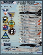 [사전 예약] FURF/D&S-4832 1/48 Tomcat Colors & Markings Part XIII