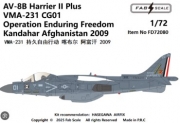 [사전 예약] FD72080 1/72 AV-8B+ VMA-231 Afghanistan 2009