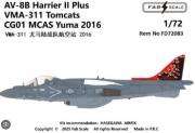 [사전 예약] FD72083 1/72 AV-8B+ VMA-311 2016