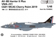 [사전 예약] FD48081 1/48 AV-8B+ VMA-231 2019