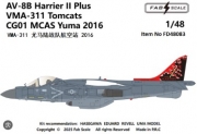 [사전 예약] FD48083 1/48  AV-8B+ VMA-311 2016