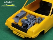 [사전 예약] 24T075 1/24 Renault 5 Alpine engine detail up for Italeri