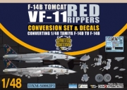 [사전 예약] DXM-S0002P3 1/48 USN F-14B VF-11 Conv. Set & Decals for Tamiya