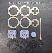 [사전 예약] D011 1/12 HONDA VFR750R RC30 Brake Set For Tamiya